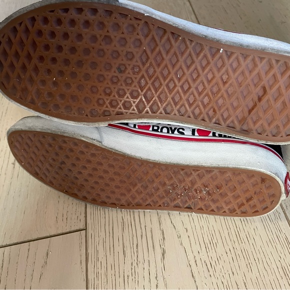 Vans Sk8 Hi Limited Edition I ❤️ Boys I ❤️Girls Sneakers - Picture 4 of 6